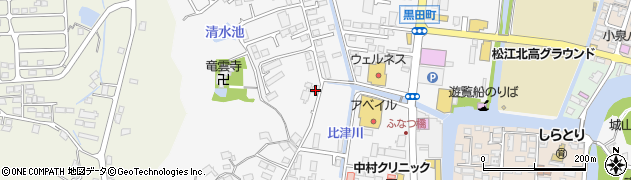島根県松江市黒田町255周辺の地図