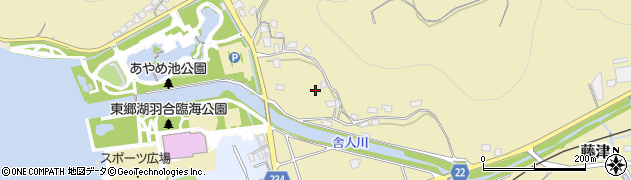 鳥取県湯梨浜町（東伯郡）藤津周辺の地図