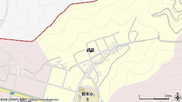 〒919-1555 福井県三方上中郡若狭町武生の地図
