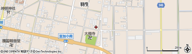 岐阜県加茂郡富加町羽生1273周辺の地図