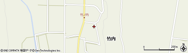 鳥取県東伯郡琴浦町竹内314周辺の地図