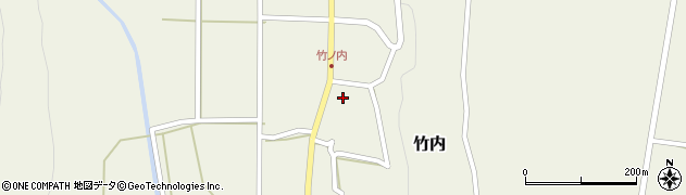 鳥取県東伯郡琴浦町竹内317周辺の地図
