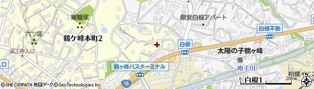 神奈川県横浜市旭区鶴ケ峰本町2丁目46周辺の地図