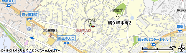 神奈川県横浜市旭区鶴ケ峰本町周辺の地図