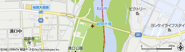 岐関大橋周辺の地図