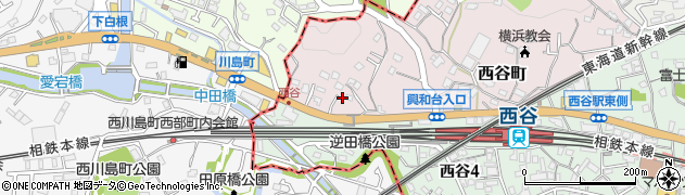 神奈川県横浜市保土ケ谷区西谷町1245周辺の地図
