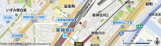 ドコモショップ・シァルプラット東神奈川店周辺の地図