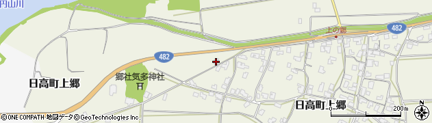 兵庫県豊岡市日高町上郷167周辺の地図