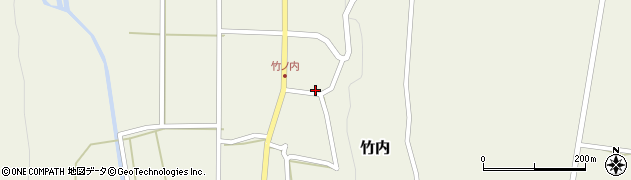 鳥取県東伯郡琴浦町竹内294周辺の地図