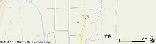 鳥取県東伯郡琴浦町竹内270周辺の地図