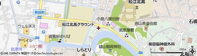 松江鹿島美保関線周辺の地図