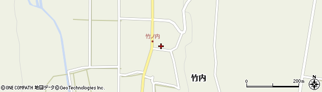 鳥取県東伯郡琴浦町竹内293周辺の地図