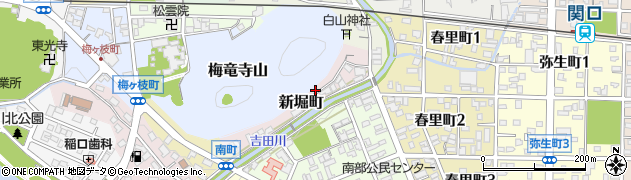 岐阜県関市新堀町12周辺の地図