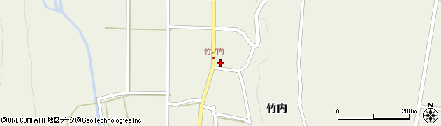 鳥取県東伯郡琴浦町竹内292周辺の地図