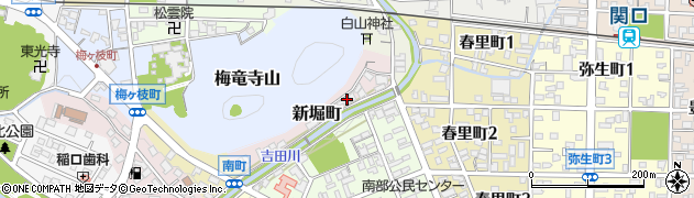 岐阜県関市新堀町13周辺の地図