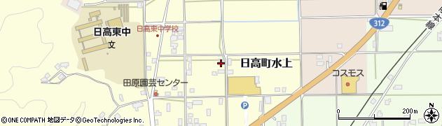 兵庫県豊岡市日高町水上36周辺の地図