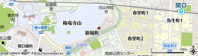 岐阜県関市新堀町25周辺の地図