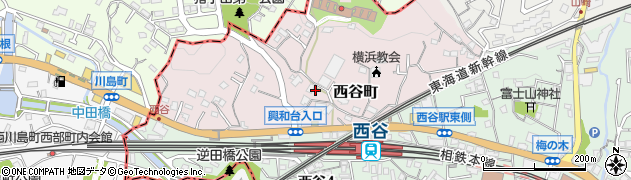 コンフォール横浜２周辺の地図
