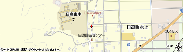 兵庫県豊岡市日高町水上92周辺の地図