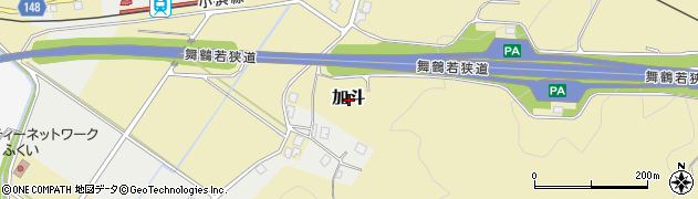 福井県小浜市加斗周辺の地図