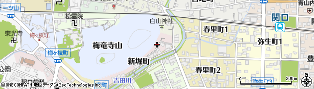 岐阜県関市新堀町27周辺の地図