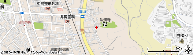 雲山公民館周辺の地図