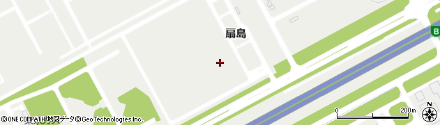 神奈川県横浜市鶴見区扇島周辺の地図