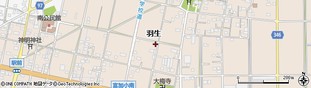 岐阜県加茂郡富加町羽生1315周辺の地図