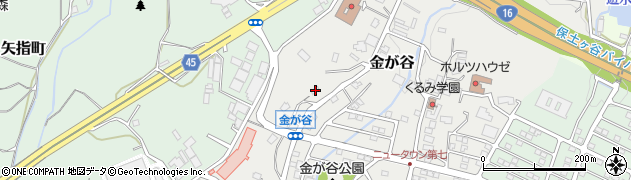 神奈川県横浜市旭区金が谷634周辺の地図