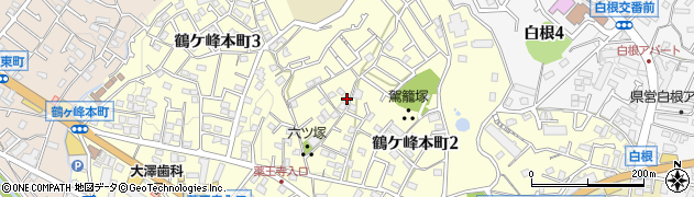 神奈川県横浜市旭区鶴ケ峰本町2丁目周辺の地図