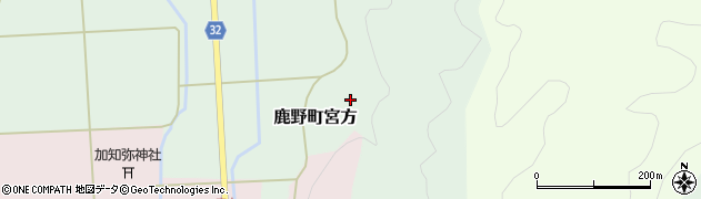鳥取県鳥取市鹿野町宮方290周辺の地図