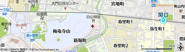 岐阜県関市新堀町29周辺の地図