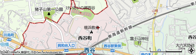 神奈川県横浜市保土ケ谷区西谷町1408周辺の地図
