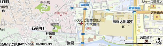 島根県松江市大輪町410周辺の地図