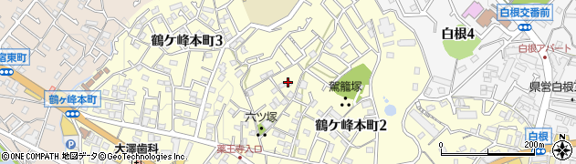 神奈川県横浜市旭区鶴ケ峰本町2丁目25周辺の地図