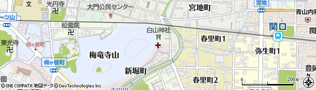 岐阜県関市新堀町28周辺の地図