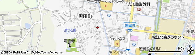 島根県松江市黒田町222周辺の地図