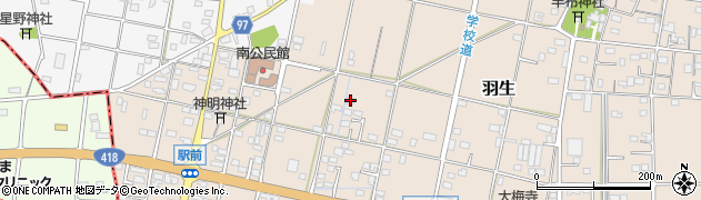 岐阜県加茂郡富加町羽生1418周辺の地図