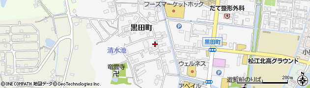島根県松江市黒田町198周辺の地図