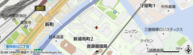 神奈川県横浜市神奈川区新浦島町1丁目周辺の地図