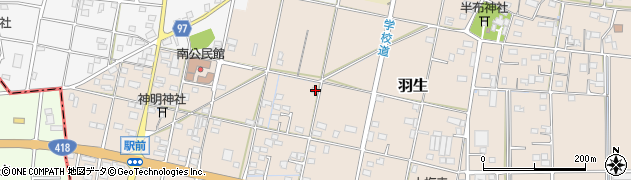 岐阜県加茂郡富加町羽生1417周辺の地図