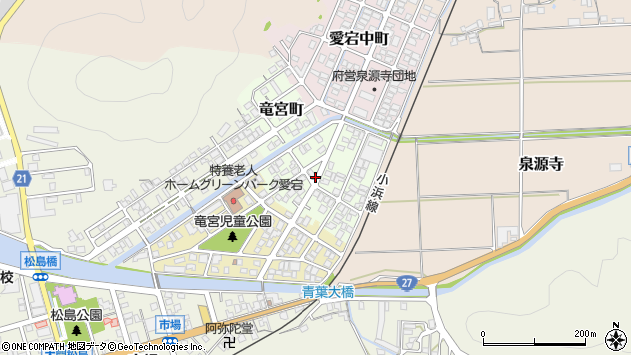 〒625-0032 京都府舞鶴市愛宕下町の地図
