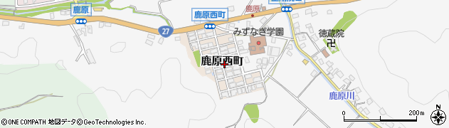 京都府舞鶴市鹿原西町周辺の地図