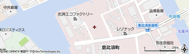 神奈川県横浜市神奈川区恵比須町周辺の地図