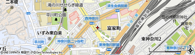 東神奈川とさき治療院周辺の地図