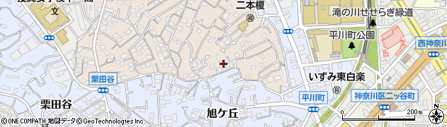 神奈川県横浜市神奈川区二本榎13周辺の地図