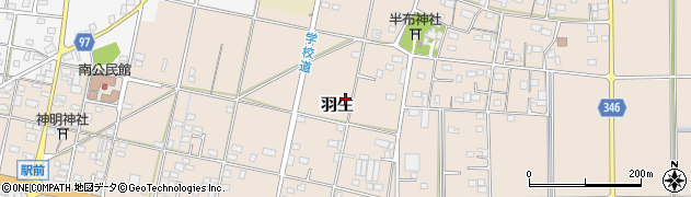 岐阜県加茂郡富加町羽生1317周辺の地図