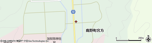 鳥取県鳥取市鹿野町宮方161周辺の地図