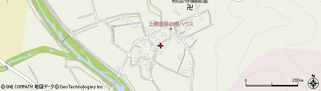 滋賀県高島市マキノ町上開田117周辺の地図