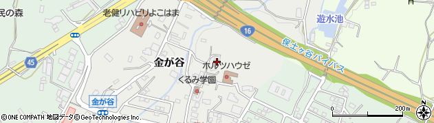 神奈川県横浜市旭区金が谷510周辺の地図
